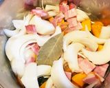 米粉で作る南瓜と玉ねぎの濃厚スープ作り方1写真
