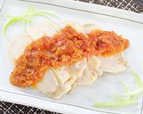 やみつき旨辛＊蒸し鶏のトマトラー油かけ作り方6写真
