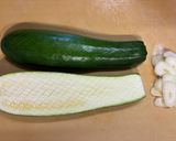 簡単♪ズッキーニのステーキ／和風ソテー作り方1写真