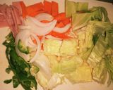 楽しい野菜炒め作り方1写真