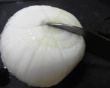 とろとろ新玉の鶏味噌そぼろあんかけ作り方1写真