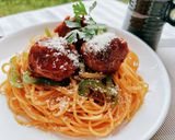 アメリカンミートボールパスタ作り方5写真
