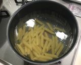 鯖缶でトマトパスタ作り方4写真