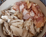 いちばん簡単！鶏もやし舞茸でちょこっと鍋作り方2写真