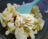 簡単！大葉とちくわのポテトサラダ作り方2写真