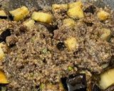 中華×スコットランド！ハギスでマーボ茄子作り方6写真