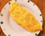 青ネギと揚げ玉の和風オムレツ作り方4写真