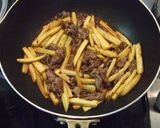 ｻﾂﾏｲﾓと牛肉のｵｲｽﾀｰ炒め.*゜作り方4写真