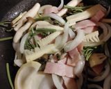 この時期に食べたくなる山菜スパゲティ作り方5写真