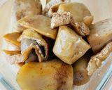 炊飯器で✰揚げとこってりねっとり里芋煮♬作り方4写真