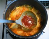 チゲ風春雨スープ＊ご飯と合う！！＊作り方5写真