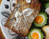 お弁当・付け合わせ♪ゴーヤのうずら卵詰め作り方7写真