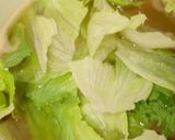 中華風♡レタスとトマトのふわふわ卵スープ作り方2写真