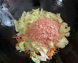干しあみえびとキャベツの塩焼きそば作り方6写真
