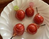 お弁当☆トマトのベーコン巻き作り方4写真
