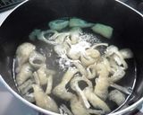 レタスの味噌汁作り方1写真