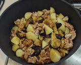 豚肉じゃがナスカレー炒め作り方8写真