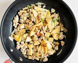 筍と豚肉（鶏肉）とケールのガパオライス作り方12写真