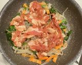 豚肉と野菜のフライパン蒸し作り方3写真
