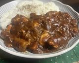 そば湯のハヤシライス作り方10写真