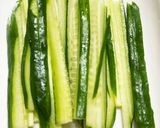 ☆簡単☆蒸し鶏中華くらげときゅうり和え作り方2写真