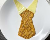 父の日に　いかフライでネクタイおつまみ作り方2写真