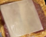 食パンにジャストフィットするスパムエッグ作り方3写真