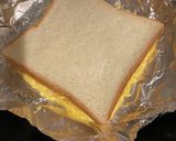 食パンにジャストフィットするスパムエッグ作り方4写真