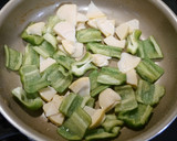 簡単ピリ辛！豚こま青椒肉絲風炒め作り方4写真