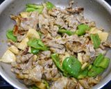 簡単ピリ辛！豚こま青椒肉絲風炒め作り方5写真