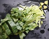 簡単！ほうれん草のオイスタバター炒め作り方1写真