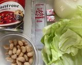 たっぷりキャベツのミネストローネ作り方1写真