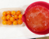 冷凍卵とマグロとサーモンで作る巻き寿司作り方2写真