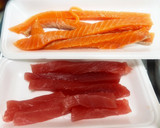 冷凍卵とマグロとサーモンで作る巻き寿司作り方6写真
