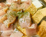 鍋の素活用●鶏肉と切り餅＆うどん鍋作り方2写真