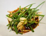 芽ねぎと鶏皮ポン酢作り方2写真