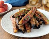 簡単ジューシー!なすの甘酢肉巻き。作り方9写真