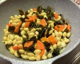 大豆とサバの味噌煮の炒り煮作り方1写真
