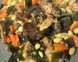 大豆とサバの味噌煮の炒り煮作り方2写真