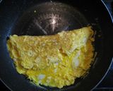 ふわふわオムレツ　きのこホワイトソース作り方7写真