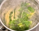 プチヴェール と海老のスパゲッティ作り方7写真