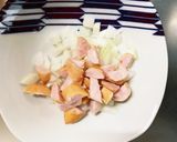 お一人様野菜たっぷりすっきりウインナー丼作り方2写真