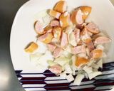お一人様野菜たっぷりすっきりウインナー丼作り方3写真