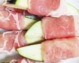 豚しゃぶとなすの巻き巻き焼き作り方3写真