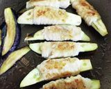 豚しゃぶとなすの巻き巻き焼き作り方5写真