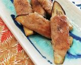 豚しゃぶとなすの巻き巻き焼き作り方7写真