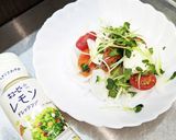 レモン香る　サーモンカルパッチョ作り方3写真