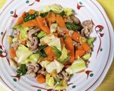 ウスターソースの野菜炒め作り方7写真