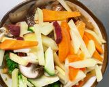 お一人様野菜たっぷり洋風ウインナー天津飯作り方12写真