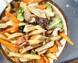 お一人様野菜たっぷり洋風ウインナー天津飯作り方14写真
